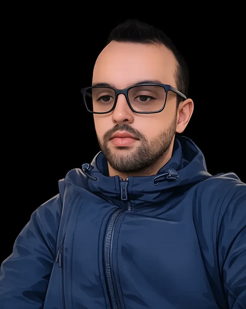 Retrato ilustrado de Frederico Ferreira